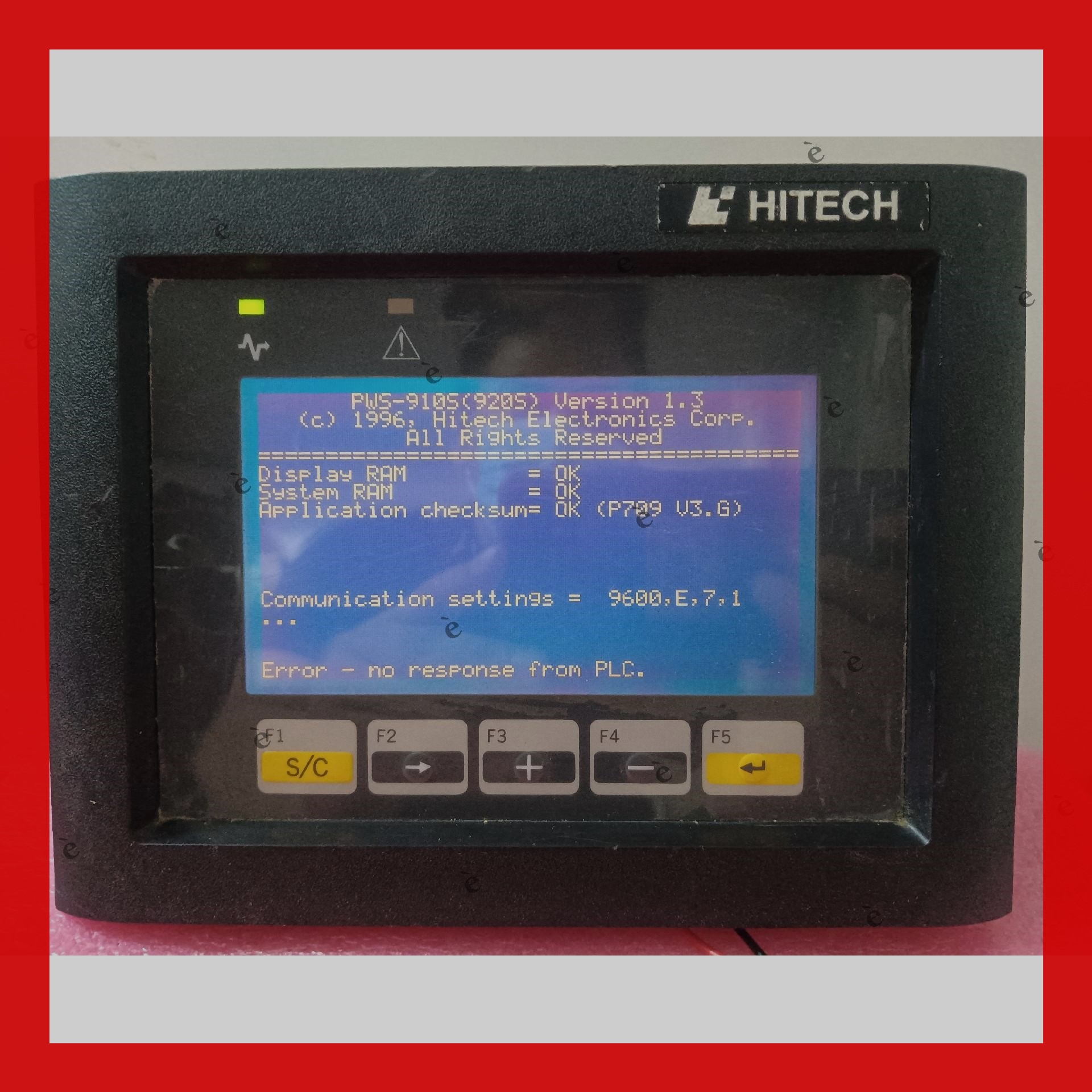 HITECH触摸屏PWS920S-CCFT维修议价 五金/工具 PLC 原图主图