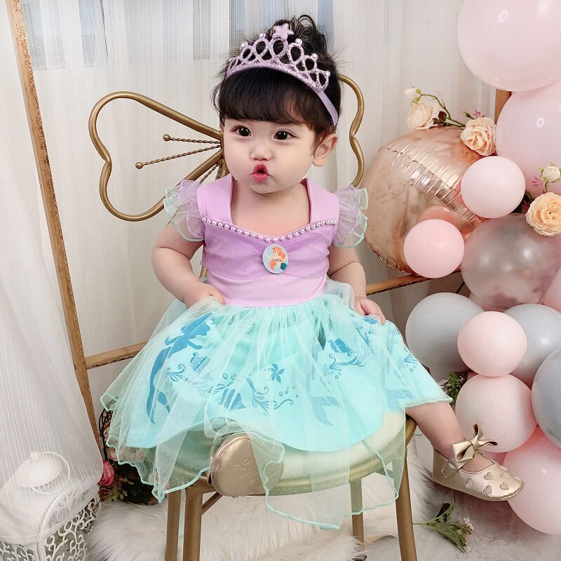 婴幼儿女童连衣裙女宝美人鱼裙子图片