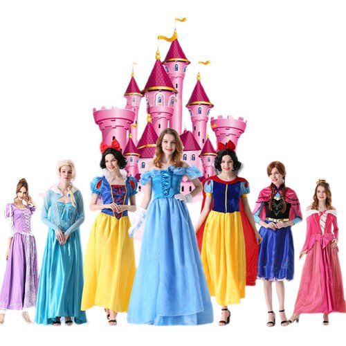 成人冰雪奇缘表演服装cosplay裙