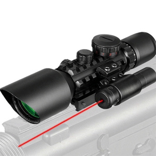 M9红绿外线一体高清瞄准镜望远镜模型光学弹弓软弹玩具枪金属配件