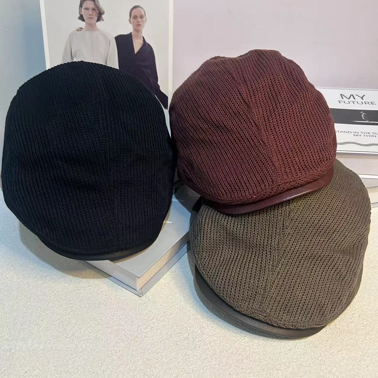 鸭舌帽逛街休闲男女秋冬前进帽