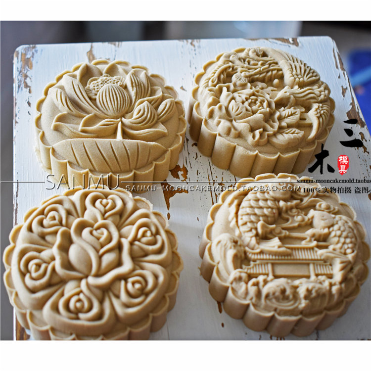三木家立体加厚包子鱼跃龙门模具