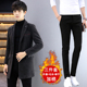 加棉加厚风衣呢子大衣披风中长款 毛呢男士 帅气外套 秋冬季 2025新款
