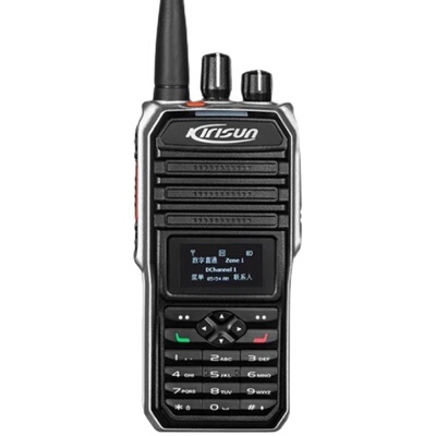 原装科立讯V9数字对讲机双模直通双时隙对讲机GPS倒地报警