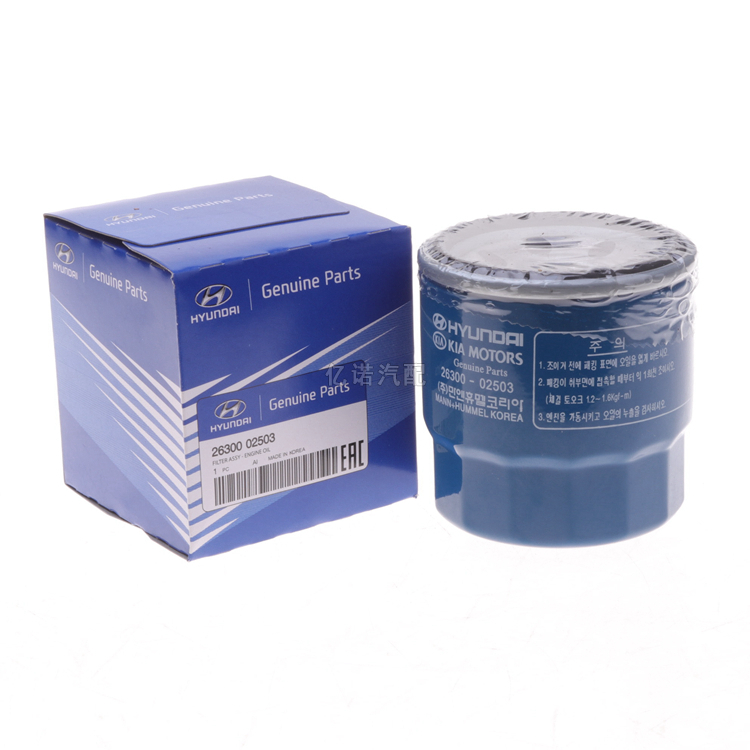 适配悦纳1.4l机油滤芯起亚