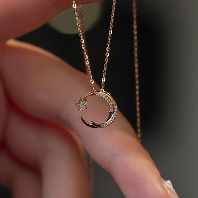 DR[星月]项链女款2025新款锁骨链