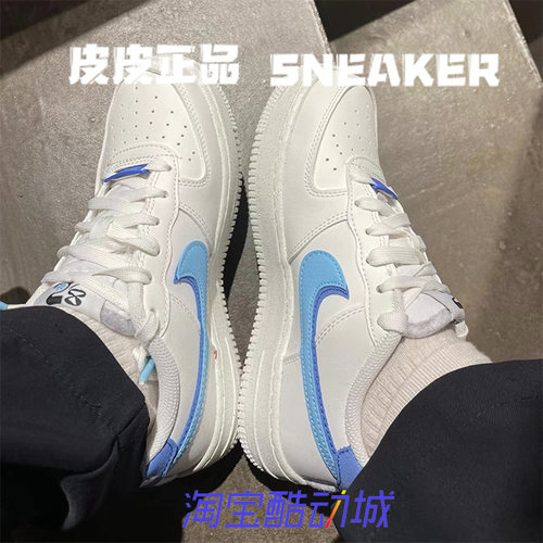 耐克NikeAF1白蓝女低帮空军板鞋