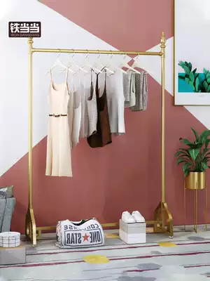 Hanger floor bedroom single pole hanger shoe bag rack household coat rack living room balcony hanger