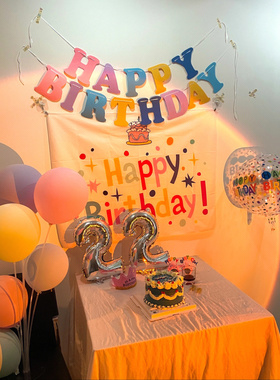 16寸数字铝膜气球宝宝生日布置道具场景装饰 0-9玫瑰金银色装饰