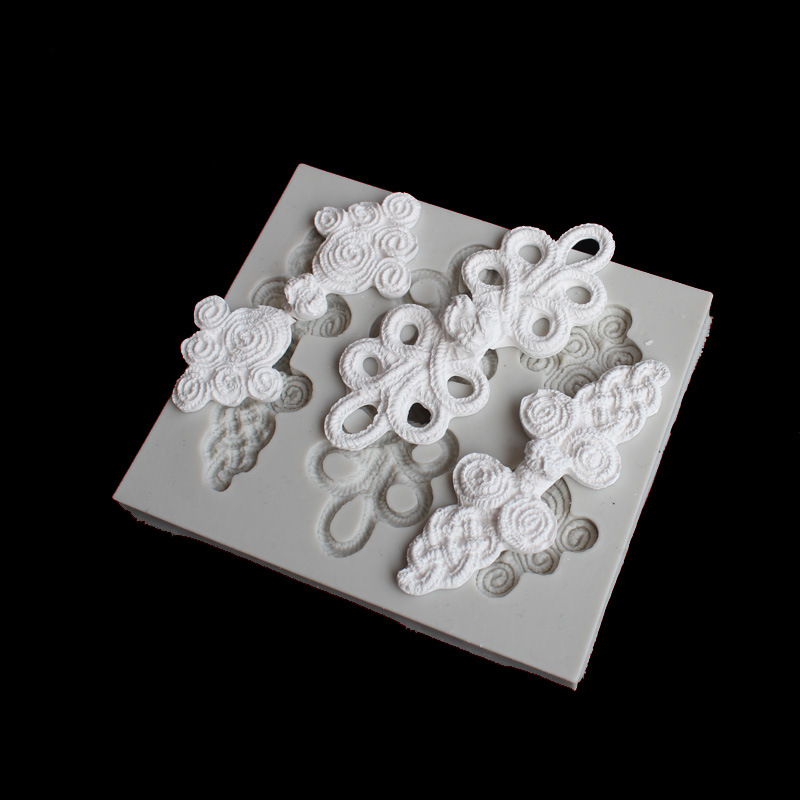 创意中国结旗袍纽扣滴胶硅胶模具