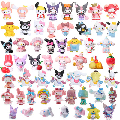 儿童生日蛋糕装饰摆件玩偶公主酷米米大耳狗小猫咪装饰摆件配件