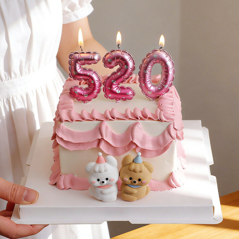 214情人节蛋糕装饰可爱卡通修狗摆件520数字蜡烛情侣生日告白配件,节庆用品/礼品,节日装扮用品,淘宝优惠券,粉丝福利购,淘宝优惠卷