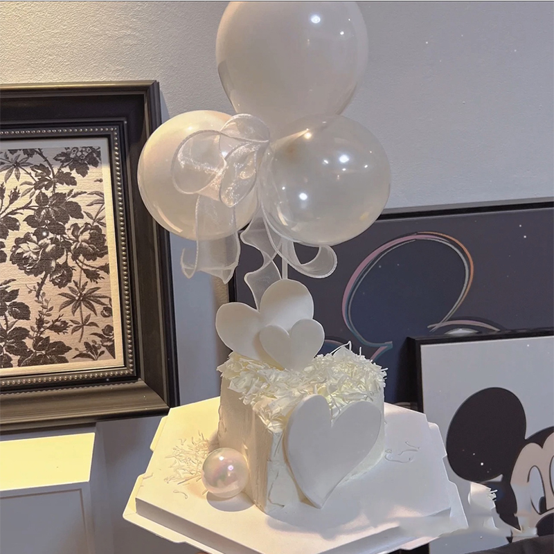 ins七夕情人节蛋糕装饰爱心告白