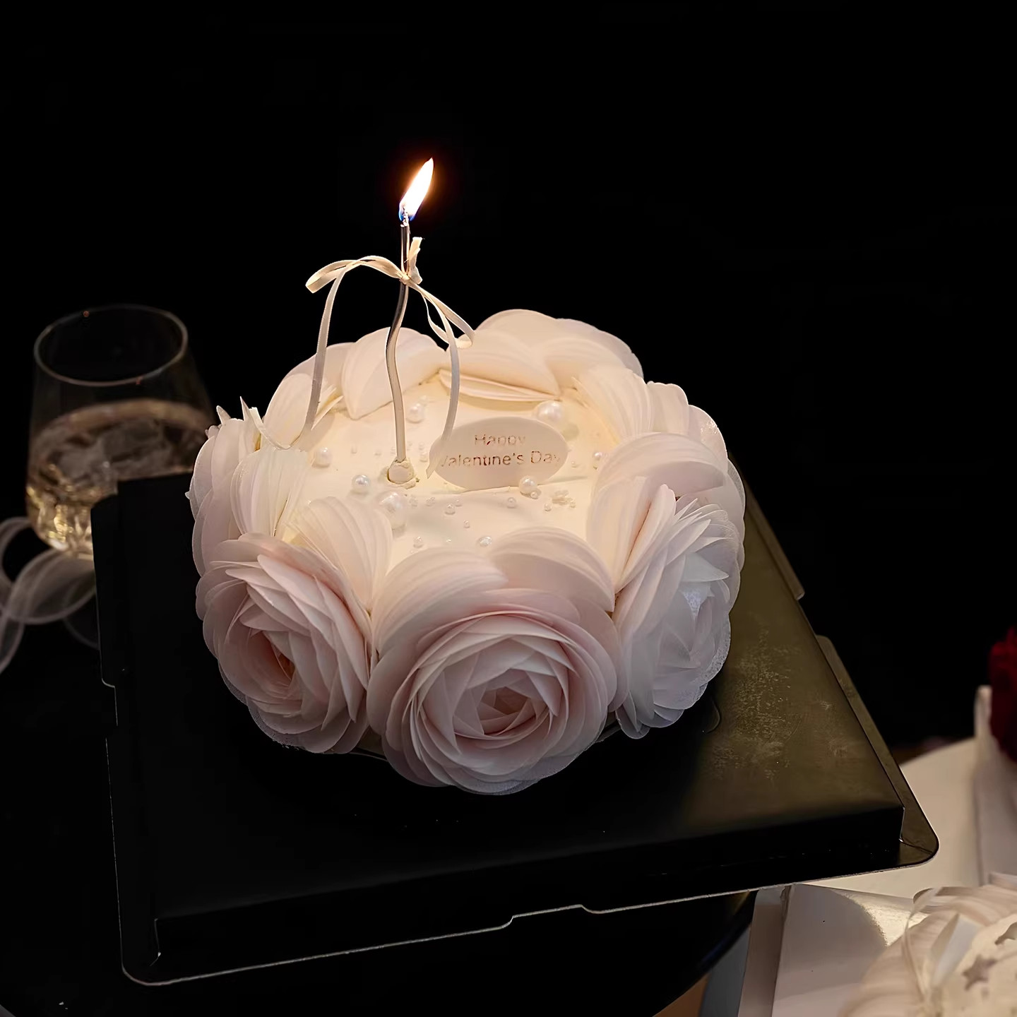 佳妍老师同款糯米纸花蛋糕装饰威化纸花朵花瓣生日纪念日烘焙插件