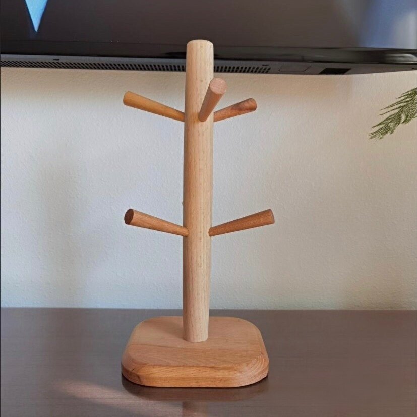 木质杯架家用杯子沥水置物架创意杯架