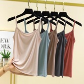 新款 薄款 内搭外穿百搭大码 莫代尔吊带背心2025夏季 修身 显瘦女上衣