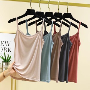 修身 莫代尔吊带背心2025夏季 内搭外穿百搭大码 薄款 显瘦女上衣 新款