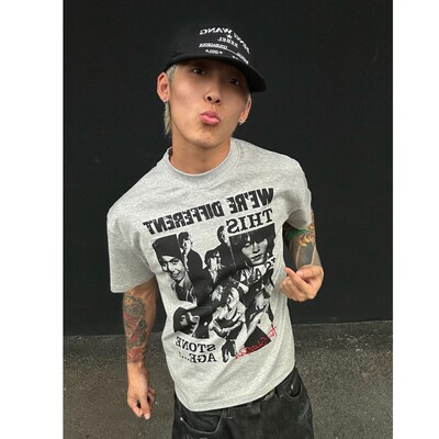 重磅索罗娜凉感收腰印花T恤