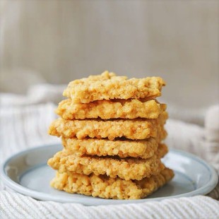 零食 糯米好吃好香独立包装 一块抗饿约400g 蟹香蛋黄锅巴 老饶家