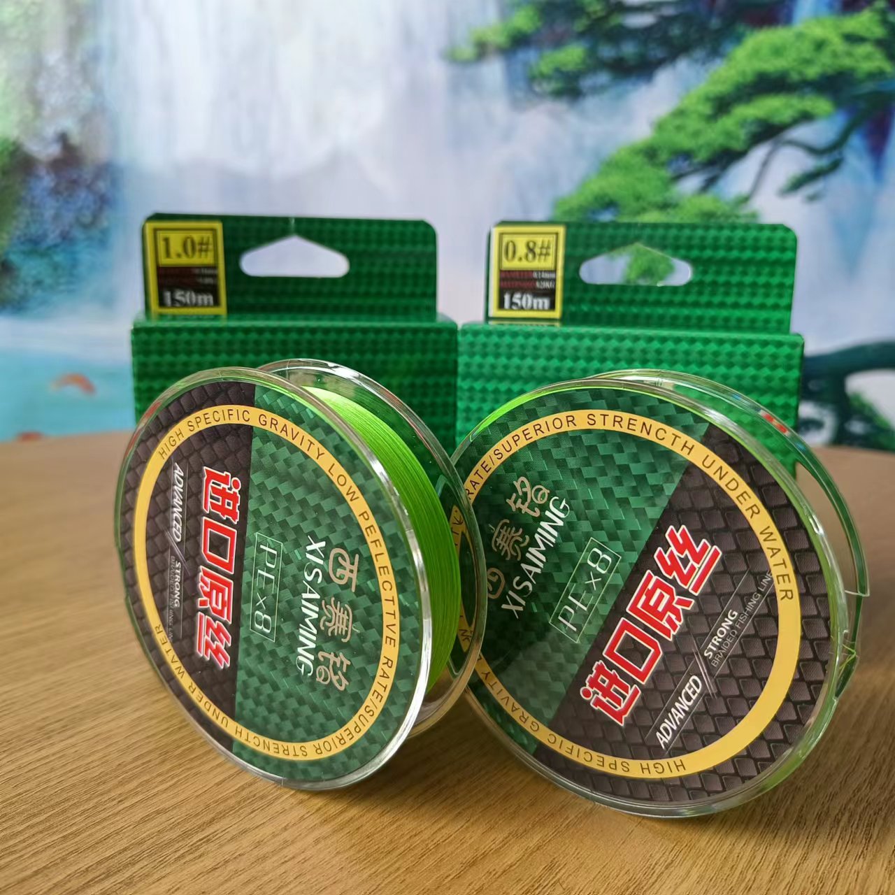 西赛铭日本进口原丝8编pe线大力