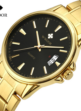 wwoor握爱8833男士腕表钢带石英防水手表 手表厂家直销