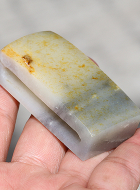 籽料天然皮带扣新疆和田玉