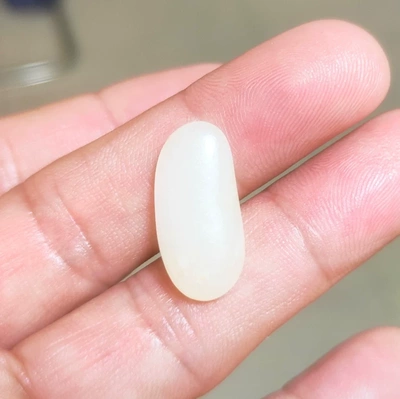 和田玉籽料羊脂白玉小原石吊坠