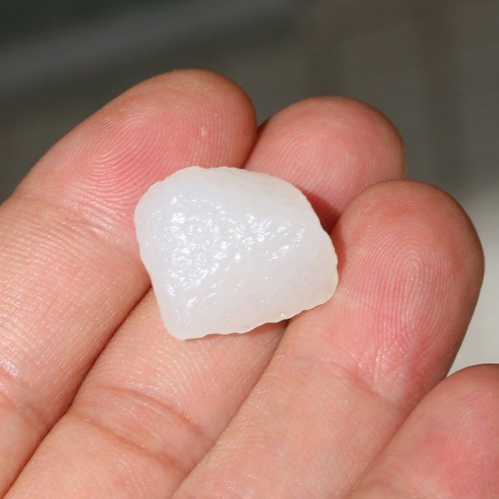 正宗新疆和田玉戈壁料收藏品羊脂白玉原石高品质戒面料包金优质玉