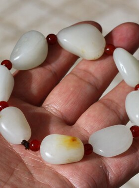 原石玉石原石和田玉籽料手链