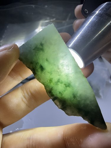 C131冰飘花天然缅甸翡翠边角料保真保A假一罚三详情有尺寸