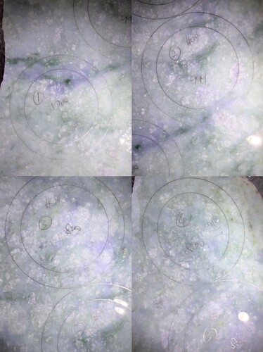 C版高糯化手镯料带紫带飘花带雪花棉天然缅甸翡翠保真保A假一罚三