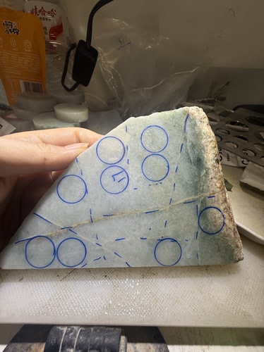 A331厚庄大块天然缅甸翡翠A货边角料保真保A假一罚三详情有尺寸