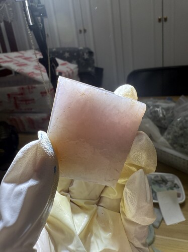 C184粉色天然缅甸翡翠边角料保真保A假一罚三详情有尺寸