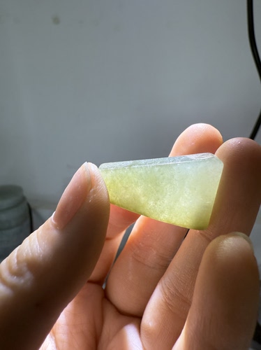 C533天然黄糯冰天然缅甸翡翠保真保A假一罚三详情有尺寸
