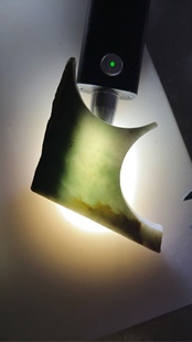 实物如图厚1.19cm天然缅甸翡翠A货边角料保真保A假一罚三