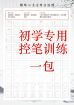 控笔训练纸儿童初学者正姿控笔训练纸小学生练字临摹书法专用字帖