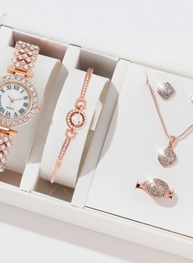情人节礼物高档饰品套装母亲节520礼盒装项链百搭不掉色ins锁骨链