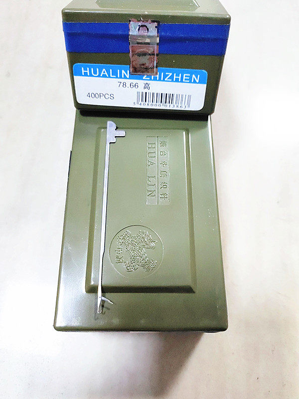 마스크 귀 끈 HUALIN 강철 가죽 바늘 갈비뼈 액세서리 기계 14 뜨개질 칼라 기계 바늘 하부 레일 기계 광양 크로 셰 뜨개질 기계