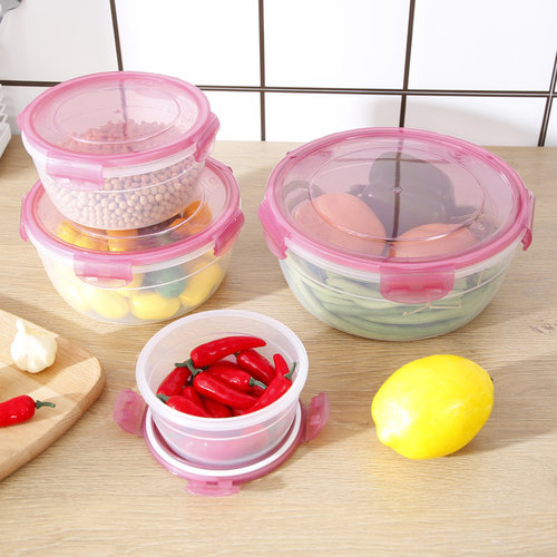 保鲜盒塑料密封盒饭盒微波炉加热