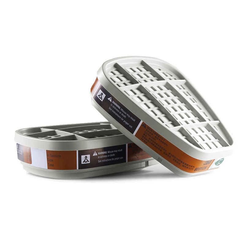 6001滤毒盒梯形滤盒化工防有机氨气硫化氢粉尘6200防毒面具7502用