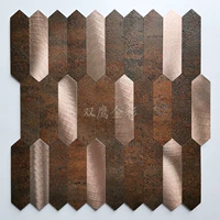 Бронзовые вертикальные планки по 10,76 шт. на сторону.