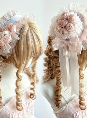 宝石芭蕾粉色手作小物粉雾誓约Lolita芭蕾风千堆雪KC她们的故饰会