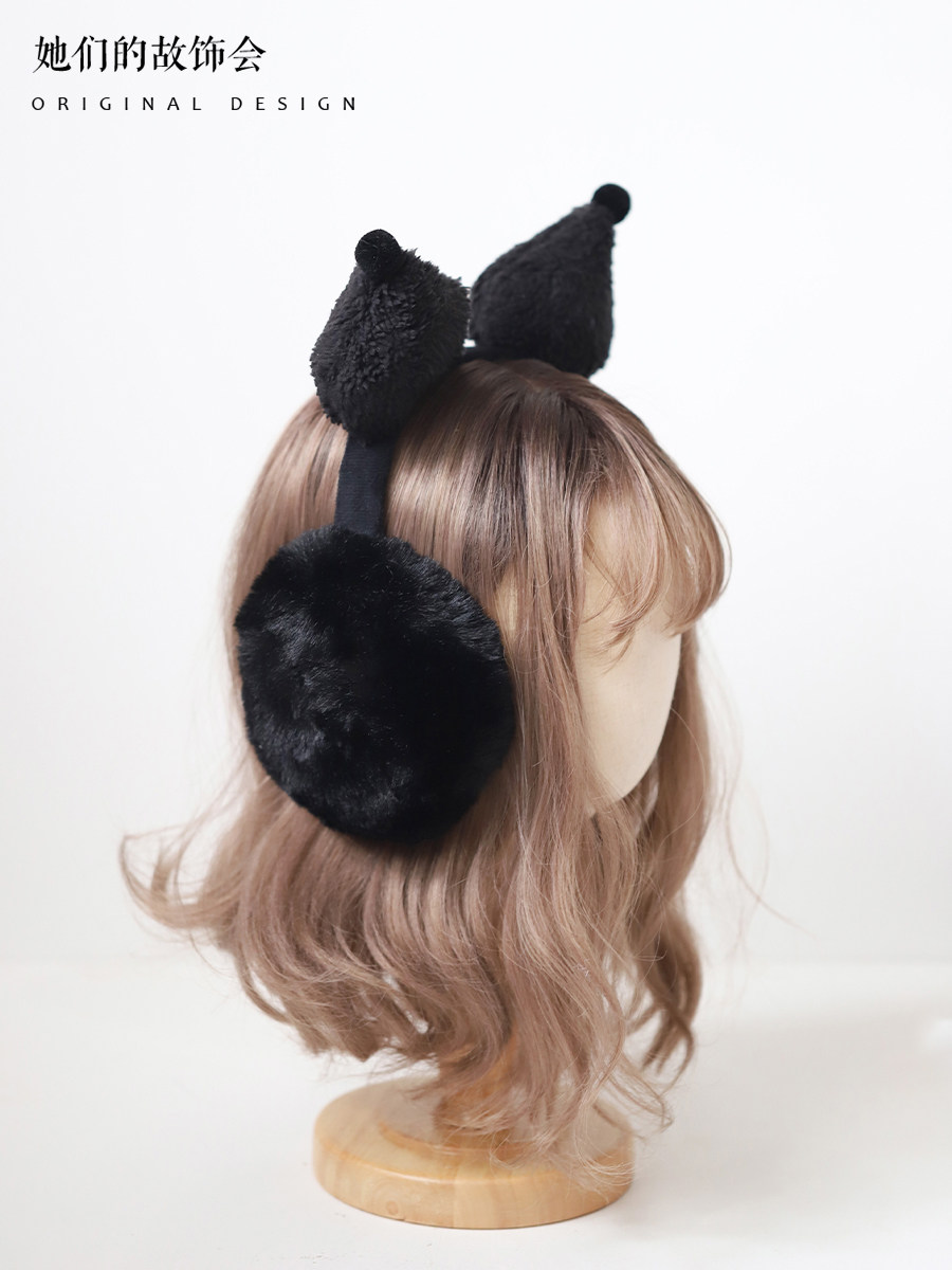 EARMUFFS WOMENS WINTER CUTE AND WARM NEW KULOMI SWEET COOL EAR BAG VERSATILE GIRL FOLDABLE LOLITA EAR COVER