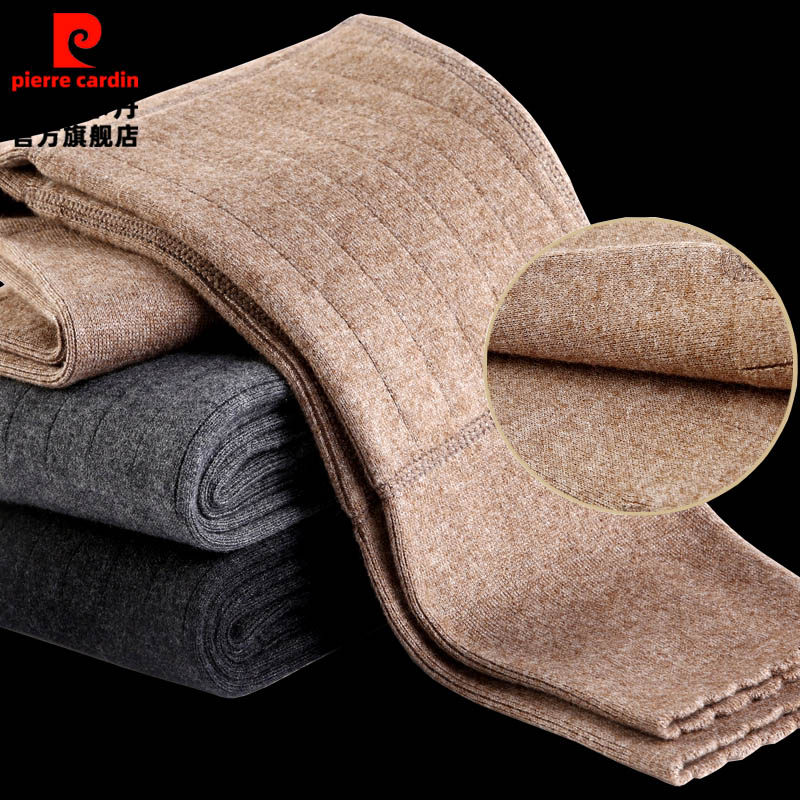 皮尔卡丹100%纯羊绒裤男冬季中年大码羊羔绒打底裤女护膝保暖秋裤,女士内衣/男士内衣/家居服,保暖裤,淘宝优惠券,粉丝福利购,淘宝优惠卷