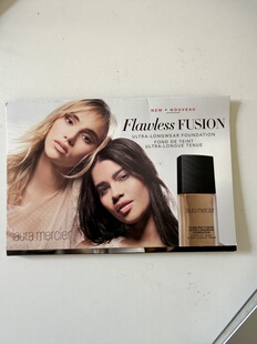 Laura Mercier长效哑光高遮暇粉底液4色试色卡+无油妆前乳5*0.5ml