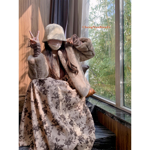 水墨晕染秋冬连衣裙 城南边儿10.31新中式 3件 纯欲 11.9开89元