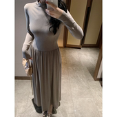 城南边儿1.4金品雪花绒连衣裙 小高领 冬日刚需内搭裙弹力亲肤