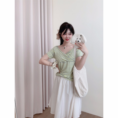 黄灰短袖条纹限量回馈7.15