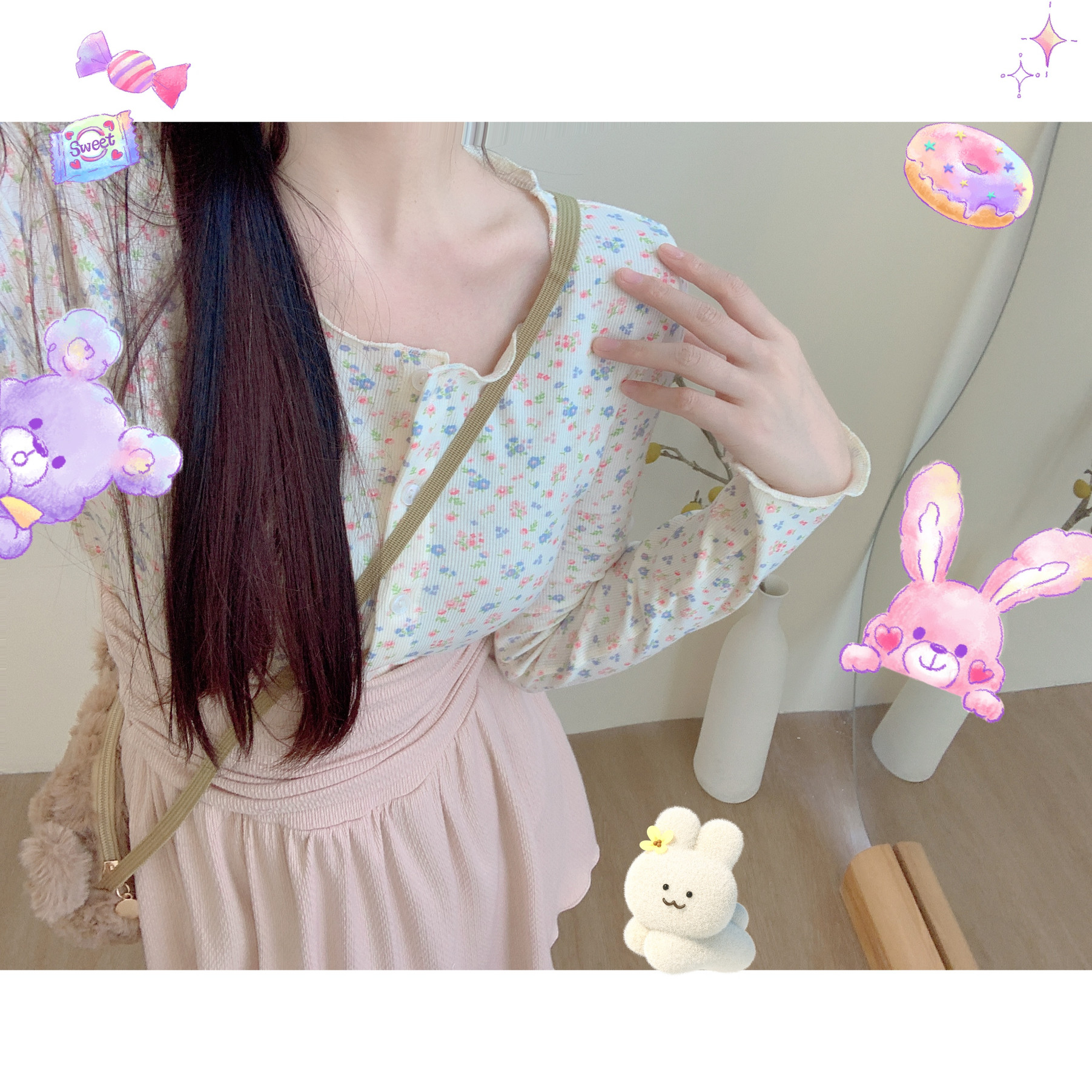 短外套城南边儿9.19碎花软糯可爱