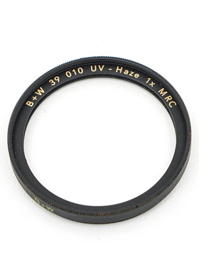 B+W BW 徕卡e39用uv镜滤镜 黑漆黑框
